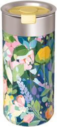 QUOKKA BOOST kávés/teás pohár szűrővel 400ml - Floral Party - Quokka