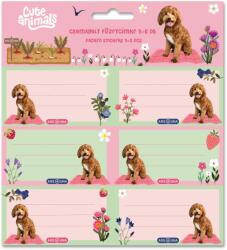 Ars Una Cute Animals 3x 6 darab füzetcímke Doggie (53834584)