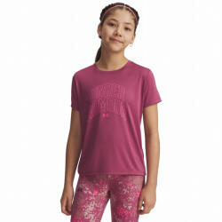 Under Armour Tech Varsity Graphic SS gyerek póló Gyerek 160-164 / rózsaszín/lila