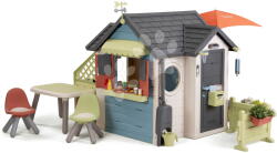 Smoby Căsuță Restaurant cu loc de stat Chef House Life Smoby cu bucătărie extensibilă cu filtru UV de la 24 luni (SM810307-G) Casuta pentru copii