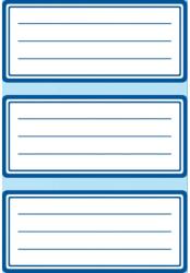Herlitz 00830240 Iskolai etikett/9 db Keretes (00830240)
