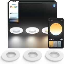 Philips Hue Spoturi LED Philips Hue White Ambiance Adore, 3x250lm, alb, dimmabile (929004611501)