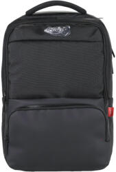 DACO Ghiozdan scoala Daco GH5015, 4 compartimente, 46 x 33 x 18 cm, Negru (GH5015)