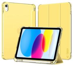 Tech-Protect Sc Pen Hybrid oldalra nyíló kitámasztható mappa tok ceruza tartóval Apple iPad 11 2025 / 10.9 2022 kristály sárga SP112247 (SP112247)