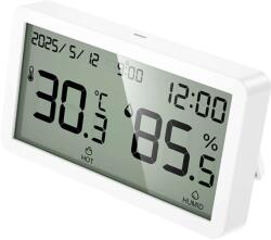 HOCO HX42 beltéri LCD ébresztőóra hőmérséklet páratartalom mérő HC661270 (HC661270)
