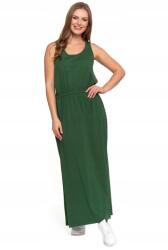 Moraj Maxi ruha, Moraj, elegáns, ujjatlan, pamut, zöld, 2XL INTL (MDW2500-005-GREEN-XXL)