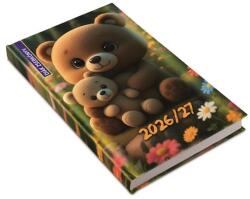 REALSYSTEM Diák zsebkönyv heti 2026/2027 tanév mackó NAT531362U (NAT531362U)
