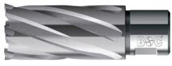 Bohrcraft HM lemezes koronafúró Weldon (3/4' ' ) menettel, 55 mm hosszú, 26, 0 átmérő