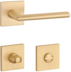 Aprile PRIMULA Négyzetrozettás Q SLIM 7MM GOLD SATIN - Szatén arany színű WC