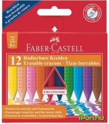 Faber-Castell Zsírkréta háromszögletű Grip 12 különböző szín