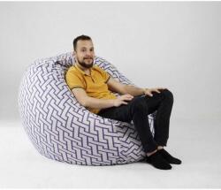  Pufrelax King Size Babzsák fotel - Textil huzat - Memory Mix szivacspehely töltet - Zappity Purple