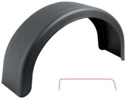 ACI műanyag sárvédő, 13" kerékmérethez, 200 mm széles, DOMAR, fekete, ívelt
