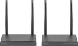 ASSMANN Switch KVM Digitus 4K Wireless HDMI KVM Extender Set, HDMI extension (negru) (ds-55328)