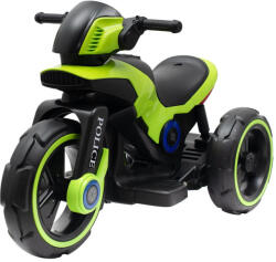 Baby Mix Gyermek elektromos motor Baby Mix POLICE zöld (5902216907959)