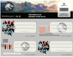 ICO Jurassic World füzetcímke öntapadós 4db/ív 7570589014 (7570589014)