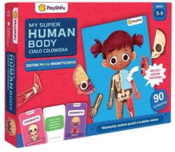 Viking Toys Jucarie creativa Dante Puzzle DANTE, My Super Human Body, 90 piese, interactiv, pentru copii 5-12 ani (011-BLM0012)