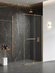 NEW TRENDY Smart cabină de duș 120x80 cm dreptunghiular auriu periat/sticlă transparentă EXK-7570 (EXK7570)