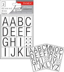 Tanex Etichete autoadezive cu litere, A-Z, 2 folii/set, TANEX, 30mm bold (TX-STC519)