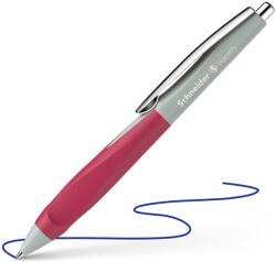 Schneider Pix SCHNEIDER Haptify, rubber grip, clema metalica, corp gri/magenta - scriere albastra (S-135329) - forit