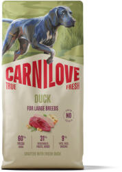 CARNILOVE 2x12kg Carnilove True Fresh Large Breed kacsa száraz kutyatápot