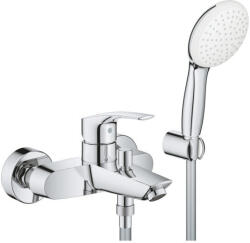 GROHE Kádtöltő csaptelep, Grohe Eurosmart kádtöltő Tempesta zuhanyszettel, króm 25276003 - mozaikkeramia