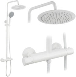 Rea Coloana de dus cu termostat Rea Lungo alb lucios (REA-P6731)