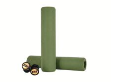 ESI Grips Racer's Edge vízálló szilikon szivacs markolat, 132x30 mm, sötétzöld