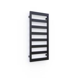 Oltens Benk fürdőszoba radiátor íves 91x40 cm fekete matt 55035300 (55035300)