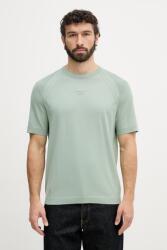 BOSS Green tricou basic bărbătesc cu amestec de mătase BOSS X PORSCHE PPY2-SWM073_77A (50558363)