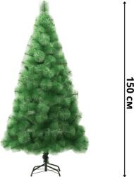  Коледна елха 150 см. зелена, метална стойка 1122