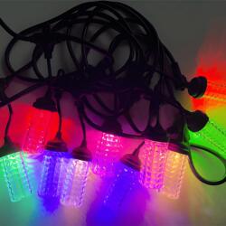  Външна водоустойчива светеща гирлянда, 5 м, енергоспестяващи 10 led, многоцветни, свързваща се К2