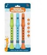 LEAN Toys Gyermek flettkészlet - 3 db színes flet - 3 év+ (10968)