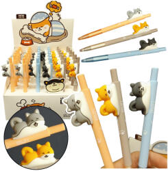LEAN Toys Shiba kutya figurás zselé toll kék (21554)