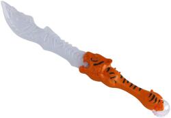 LEAN Toys Narancssárga tigrises fényes kard (17876)
