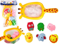 LEAN Toys Fürdőjáték állatkás hálóval (13266)