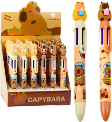 LEAN Toys 6 színes kapibara toll (21551)