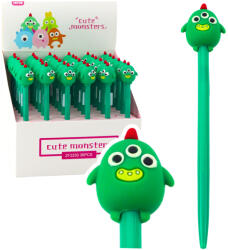 LEAN Toys Zöld szörnyös zselés toll kék tintával (21740)