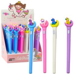 LEAN Toys Fényes egyszarvú toll kék tintával (21557)