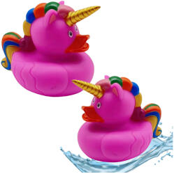 LEAN Toys Rózsaszín Kacsa-Egyszarvú fürdőjáték (21040)