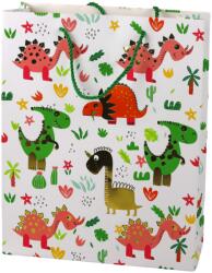 LEAN Toys Dinoszaurzos ajándéktasak 32x26x10 cm (16747)