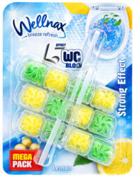 Wellnax Breeze Refresh 5 Effekt WC frissítő 3X50g - Citrom