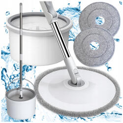  Forgófejes spin mop felmosó szett kétkamrás, centrifugális rendszerrel (v27776)