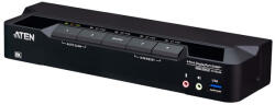 ATEN KVM Switch USB 3.0 DisplayPort 8K + Audio, 4 port - CS1924A-AT-G (CS1924A-AT-G) - bbmarket