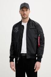 Alpha Industries bomber dzseki MA-1 TT Flying Tigers - fekete M