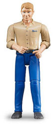 BRUDER Figurina Barbat Cu Pantaloni Albastri - Bruder (60006) Figurina