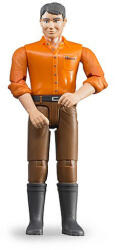 BRUDER Figurina Barbat Cu Pantaloni Maro - Bruder (60007) Figurina