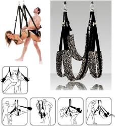  Love Swing. Fekete-nagyobb párnázottság - diamondsexshop