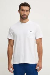 Lacoste t-shirt férfi pamut - fehér M - answear - 26 990 Ft