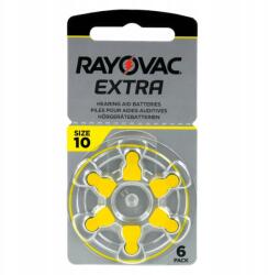 Rayovac 10 6BL Advanced hallókészülék akkumulátor (10AUX-6XEMF)