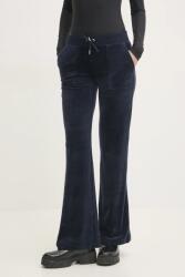Juicy Couture velúr melegítőnadrág LAYLA POCKET LR - sötétkék XXS